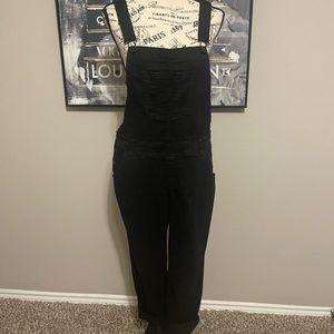Wallflower Black Jean Overalls